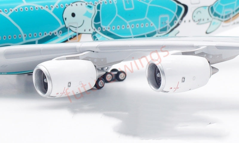 1:400 Aviation400 ANA A380 JA382A Aircraft Model Free Tractor+Stand