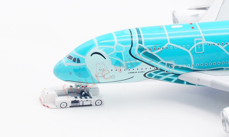 1:400 Aviation400 ANA A380 JA382A Aircraft Model Free Tractor+Stand