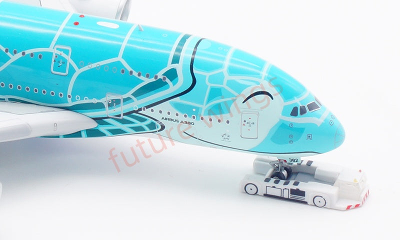 1:400 Aviation400 ANA A380 JA382A Aircraft Model Free Tractor+Stand