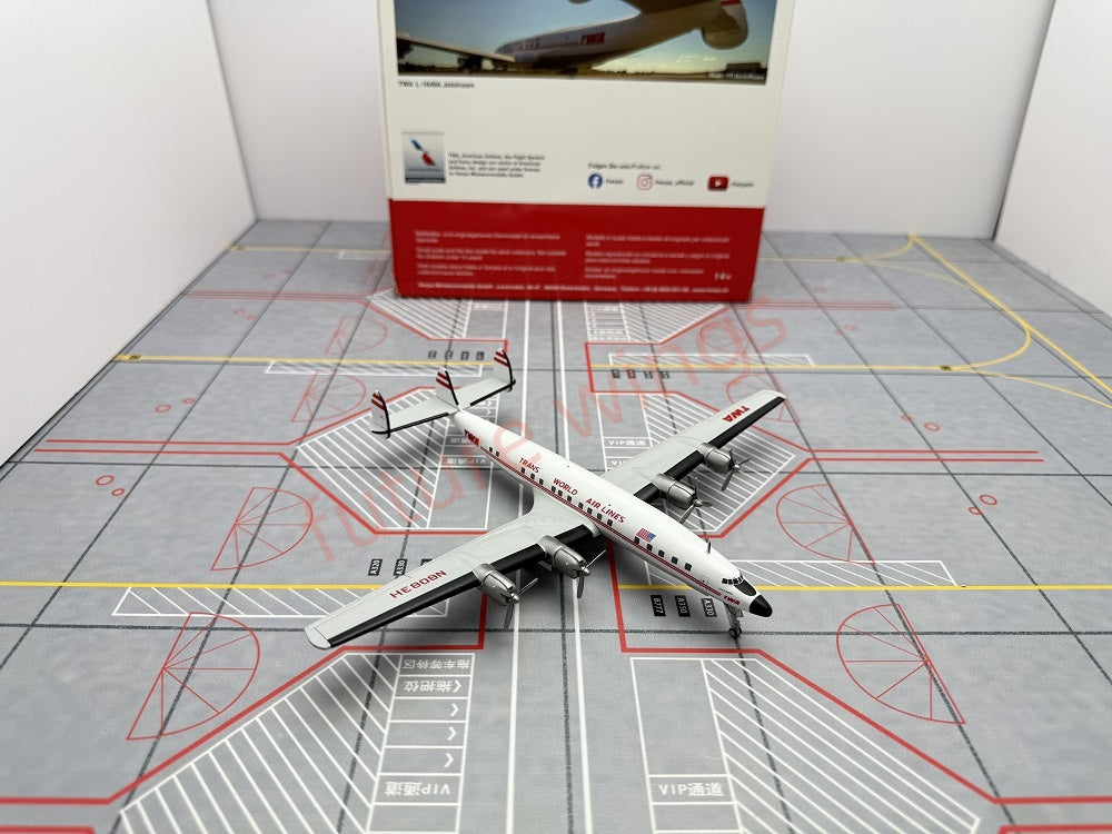 1:200 Herpa Wings TWA/Lufthansa/Alaska Lockheed L-1649A Diecast Aircraft Model
