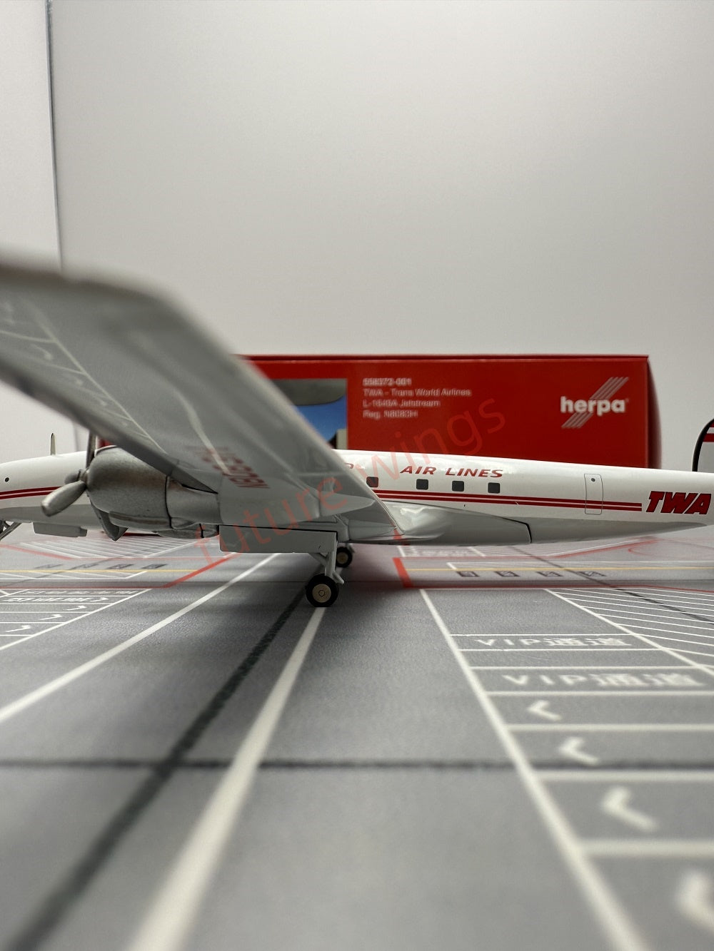 1:200 Herpa Wings TWA/Lufthansa/Alaska Lockheed L-1649A Diecast Aircraft Model