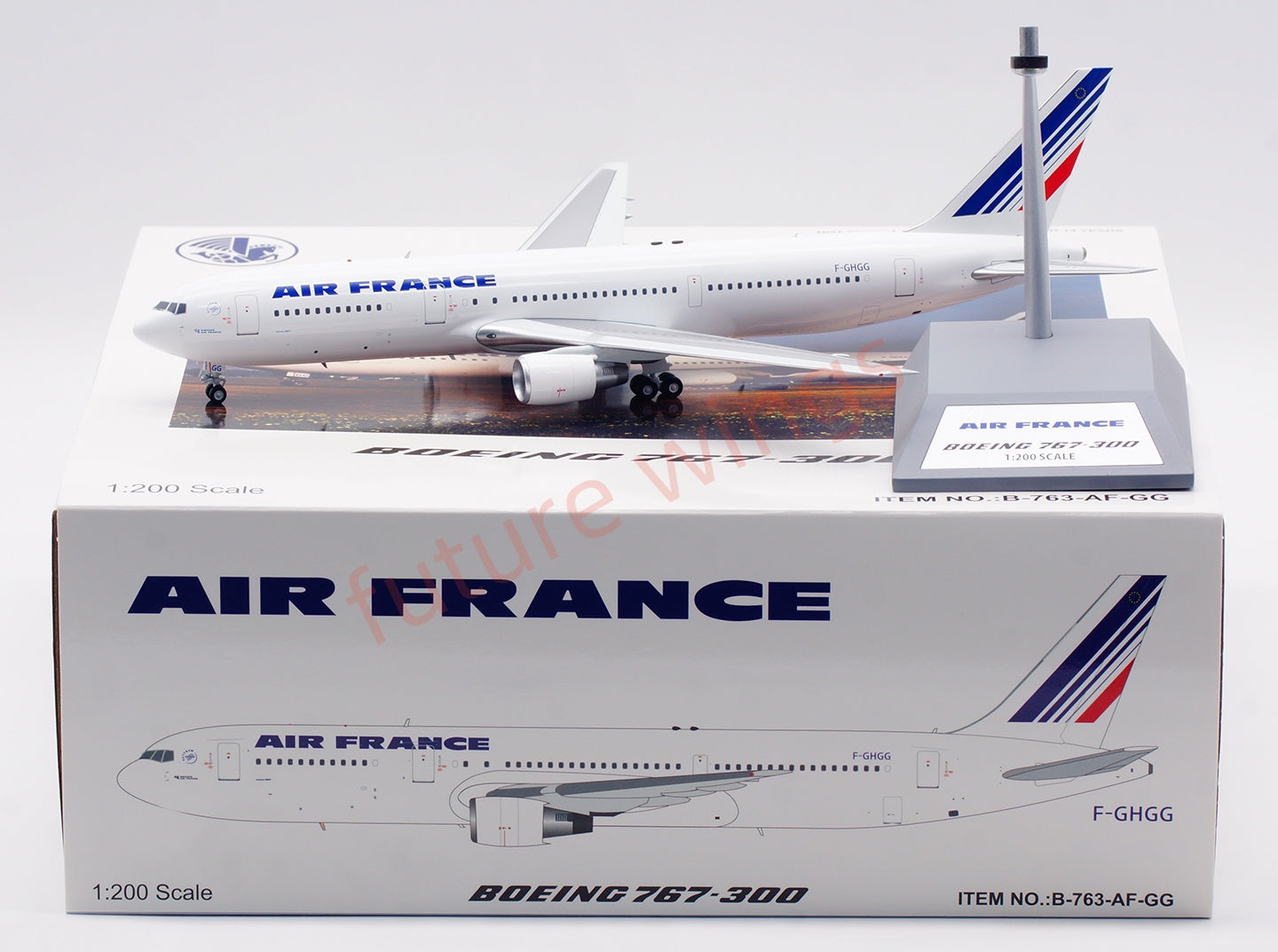 1:200 B-Models(InFlight200) Air France B767-300ER F-GHGG Diecast Aircraft Model
