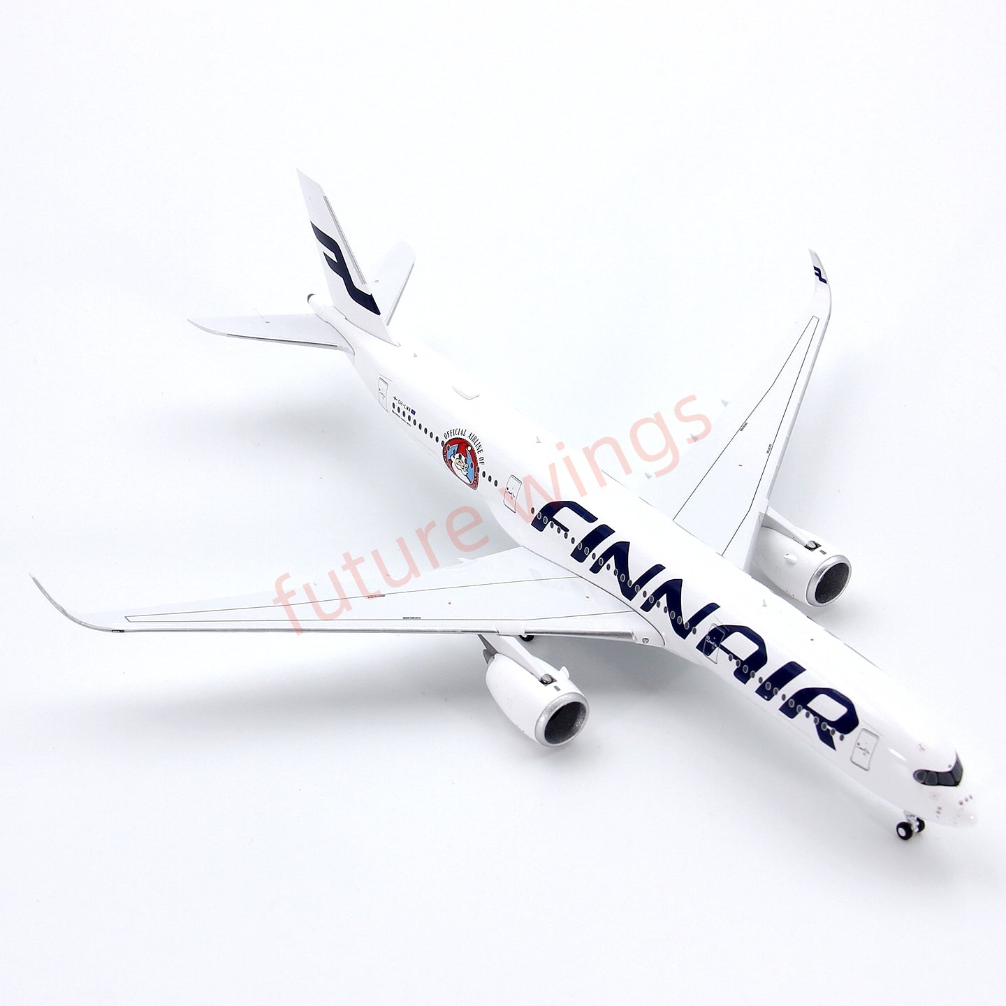 1:400 Panda Models Finnair A350-900 OH-LWA Aircraft Model+Free Tractor