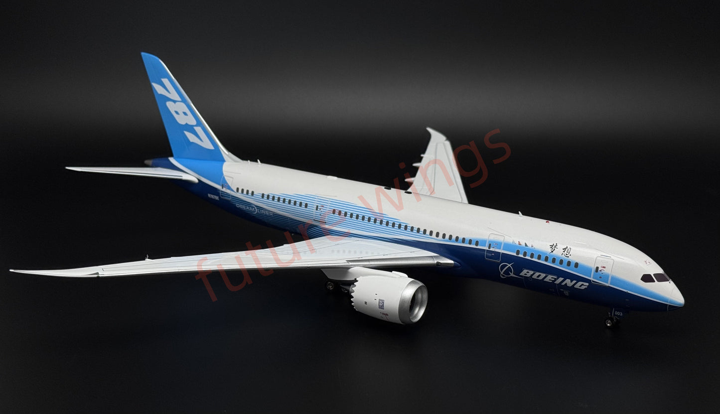 1:200 InFlight200* Boeing House Color B787-8 N787B Diecast Aircraft Model