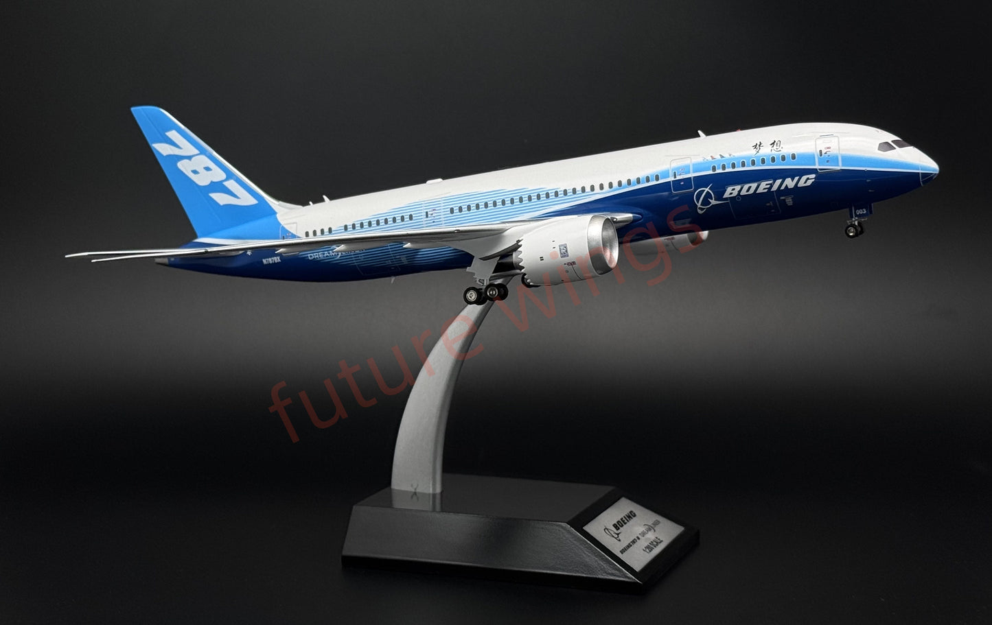 1:200 InFlight200* Boeing House Color B787-8 N787B Diecast Aircraft Model