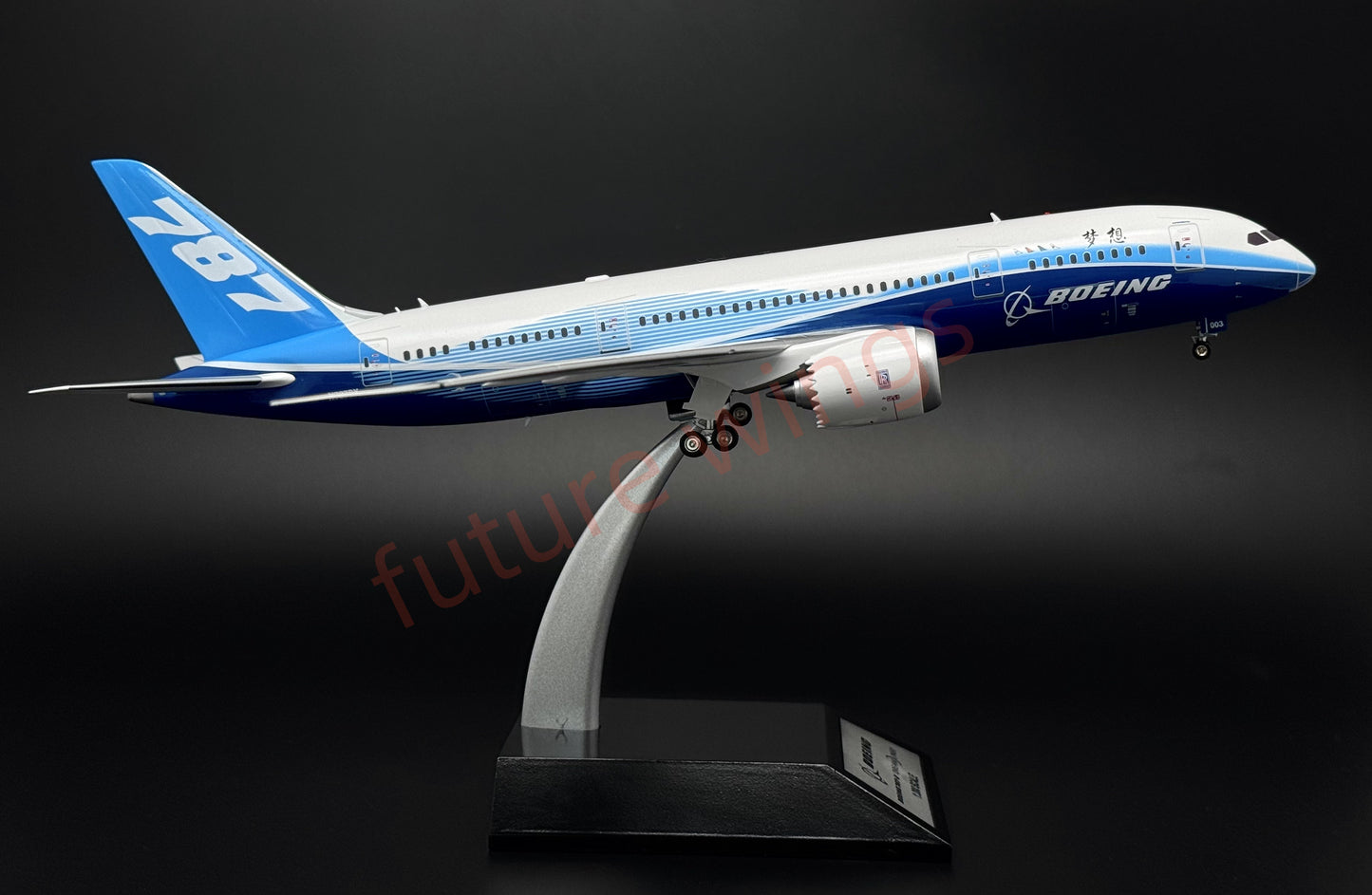 1:200 InFlight200* Boeing House Color B787-8 N787B Diecast Aircraft Model