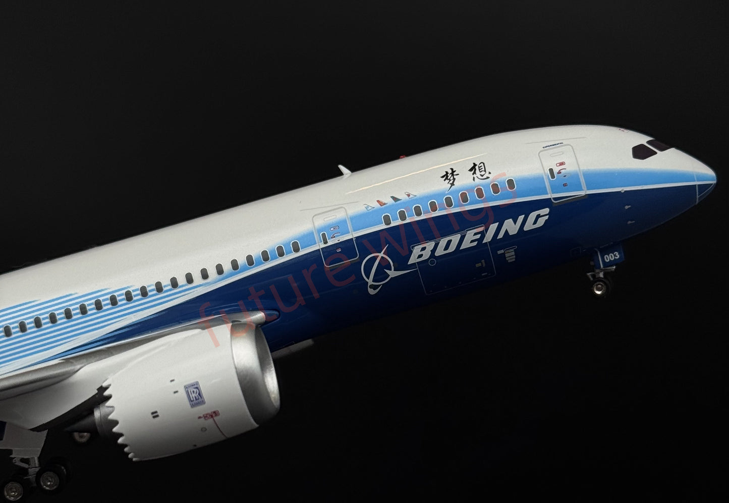 1:200 InFlight200* Boeing House Color B787-8 N787B Diecast Aircraft Model