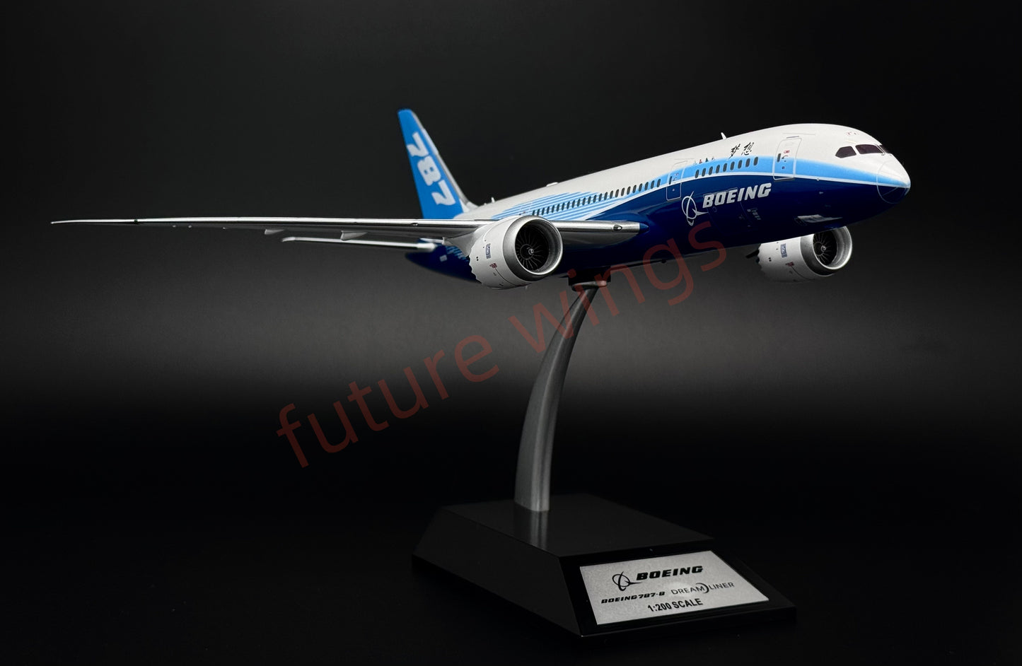 1:200 InFlight200* Boeing House Color B787-8 N787B Diecast Aircraft Model
