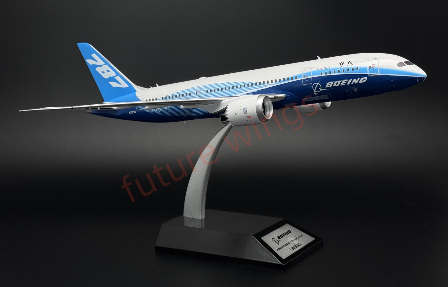 1:200 InFlight200* Boeing House Color B787-8 N787B Diecast Aircraft Model