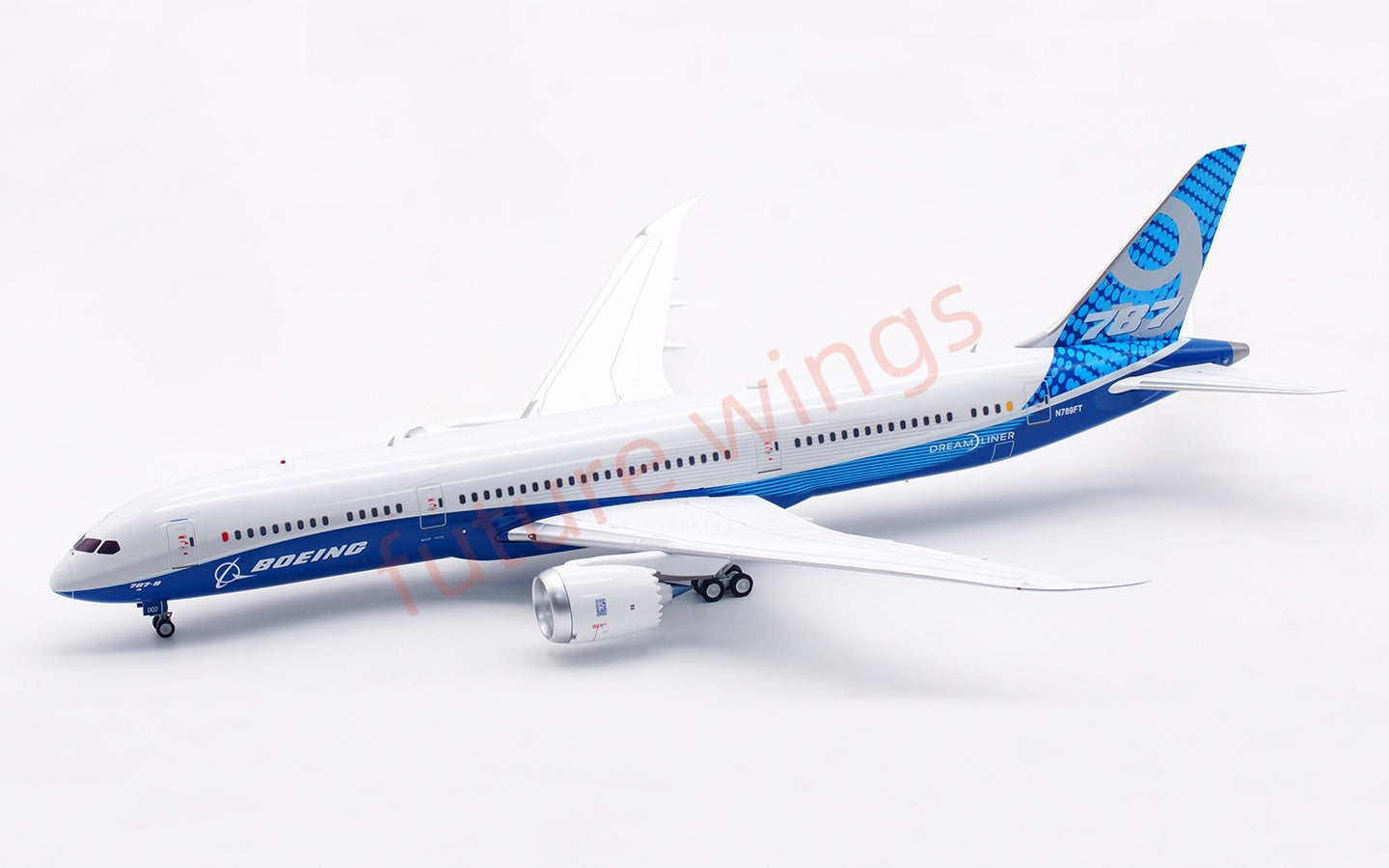 1:200 InFlight200 Boeing House Color B787-9 N789FT Diecast Aircraft Model
