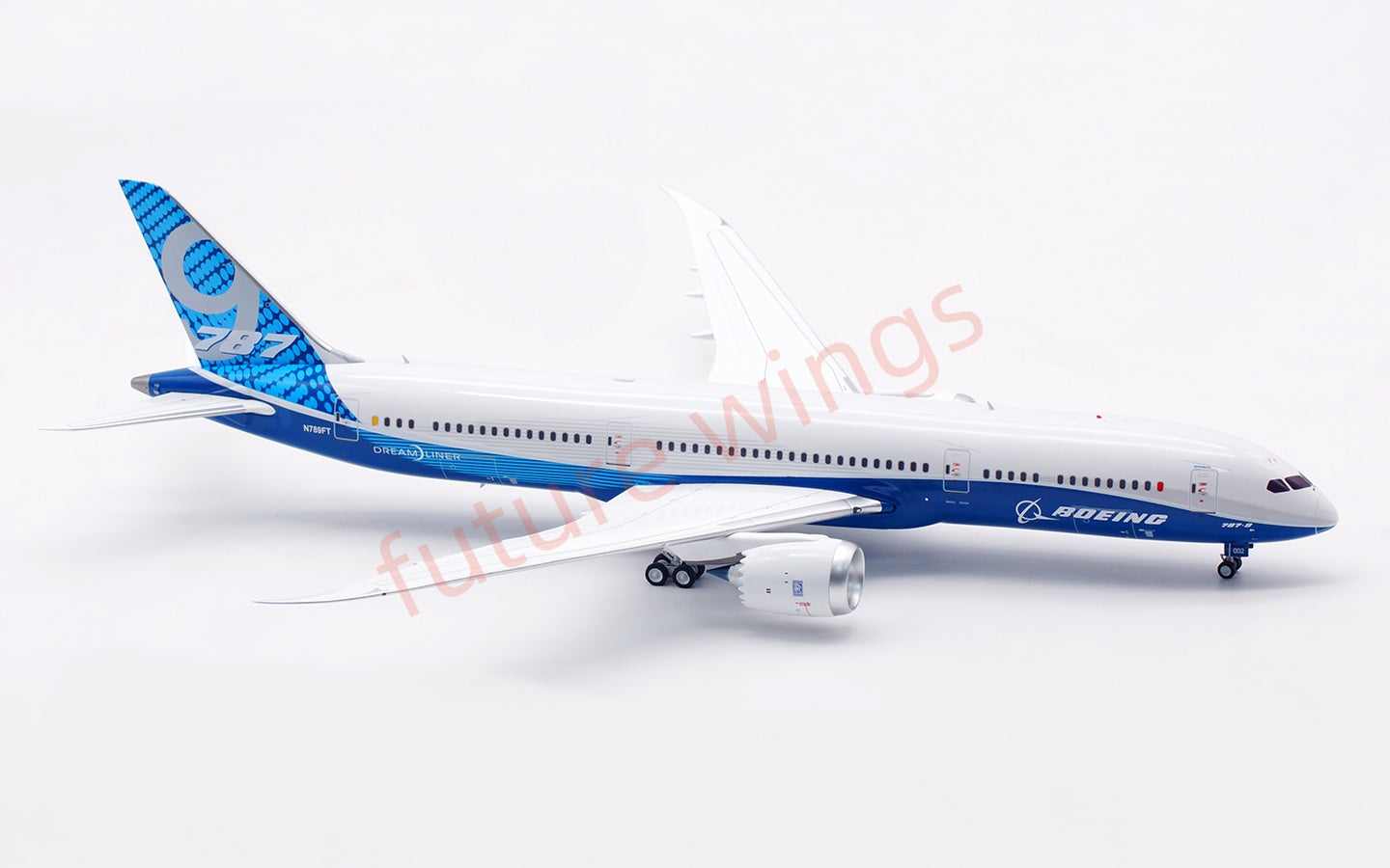 1:200 InFlight200 Boeing House Color B787-9 N789FT Diecast Aircraft Model