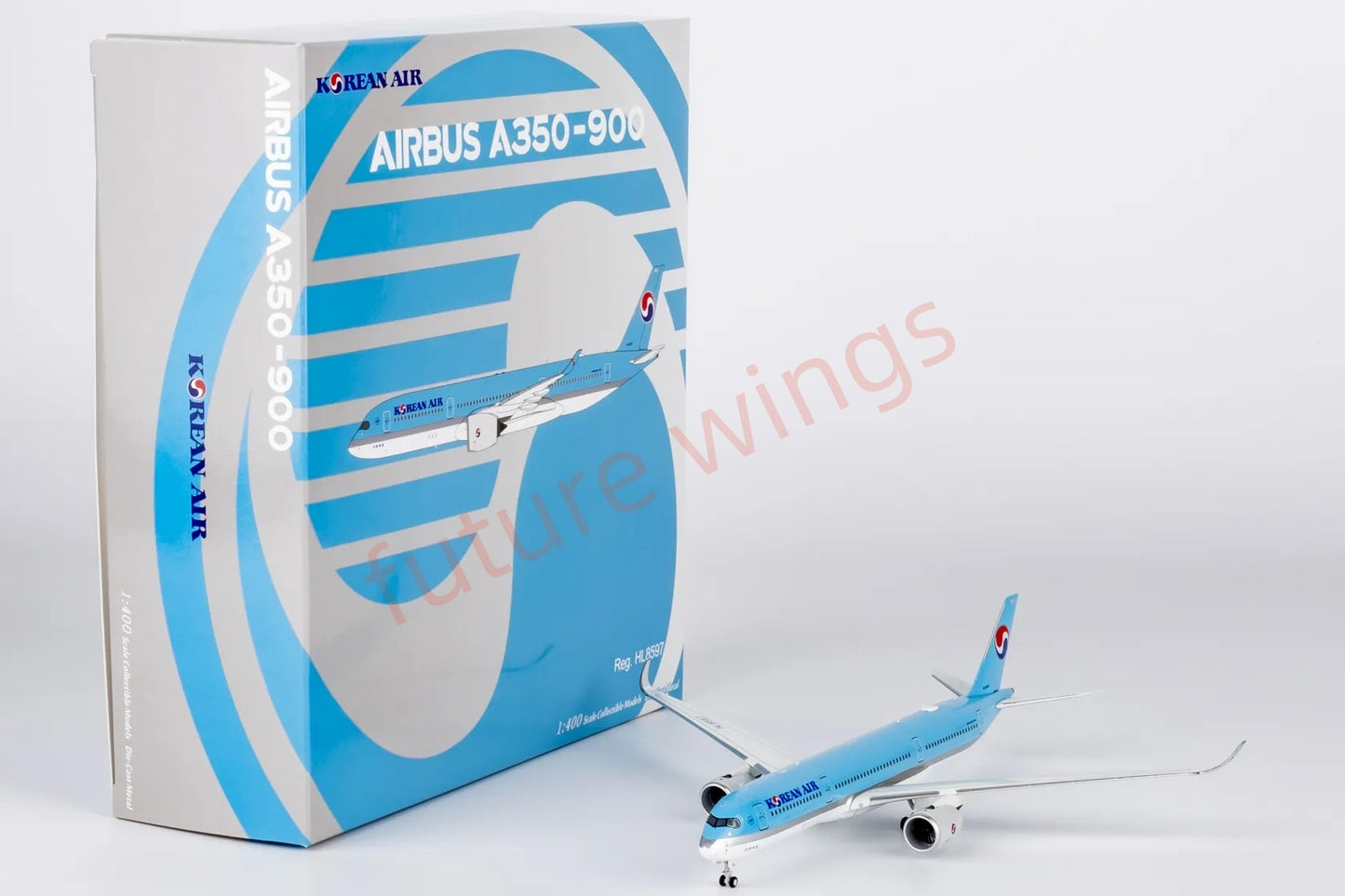 1:400 NG Models NG39103 Korean Air A350-900 HL8597 Aircraft Model+Free Tractor