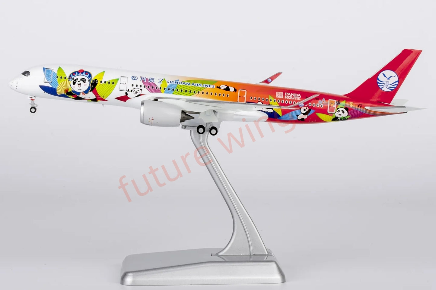 1:400 NG Models NG39104 SiChuan Airlines A350-900 B-32HG "Luxury Package"Aircraft Model+Free Tractor