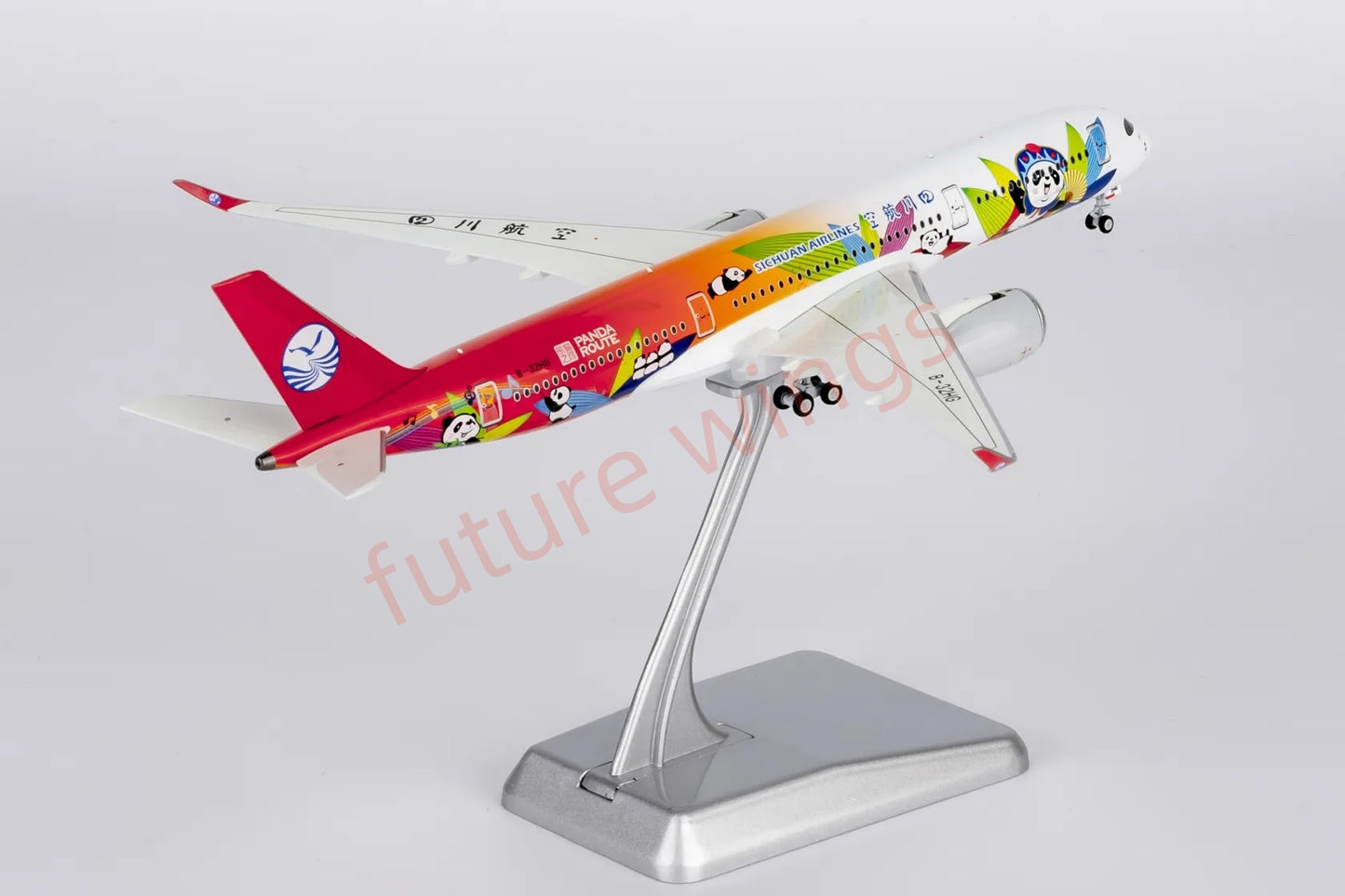 1:400 NG Models NG39104 SiChuan Airlines A350-900 B-32HG "Luxury Package"Aircraft Model+Free Tractor