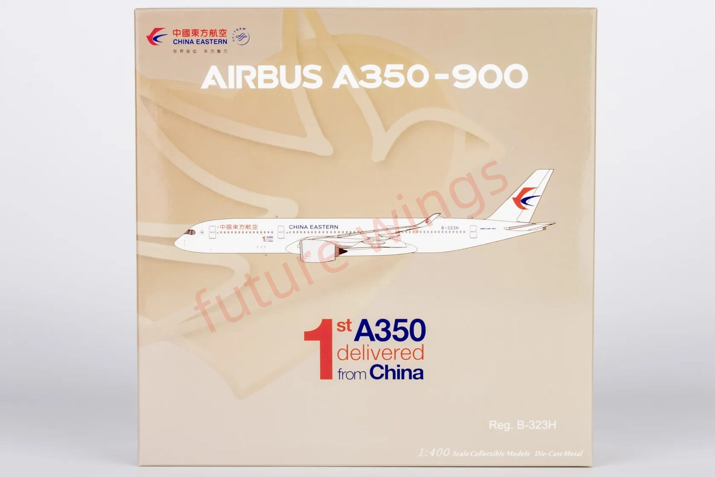 1:400 NG Models NG39107 China Eastern A350-900 B-323H "the 1st A350 for CN"Aircraft Model+Free Tractor