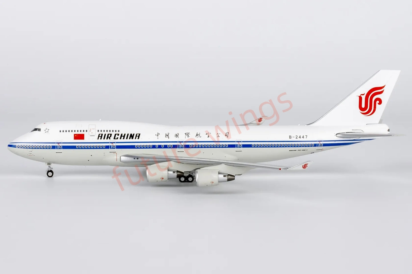 1:400 NG Models NG04003 Air China B747-400 B-2447 Aircraft Model+Free Tractor