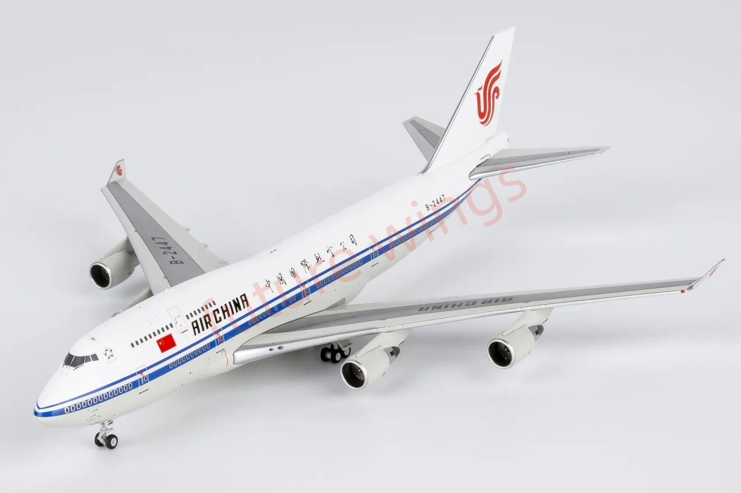 1:400 NG Models NG04003 Air China B747-400 B-2447 Aircraft Model+Free Tractor