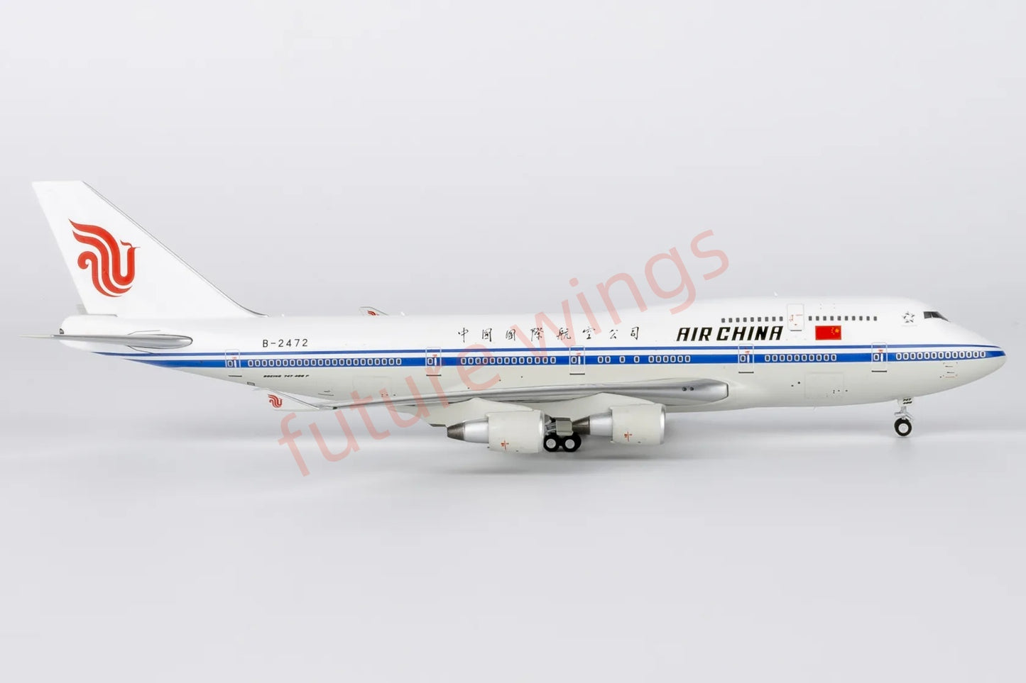 1:400 NG Models NG04006 Air China B747-400 B-2472 Aircraft Model+Free Tractor