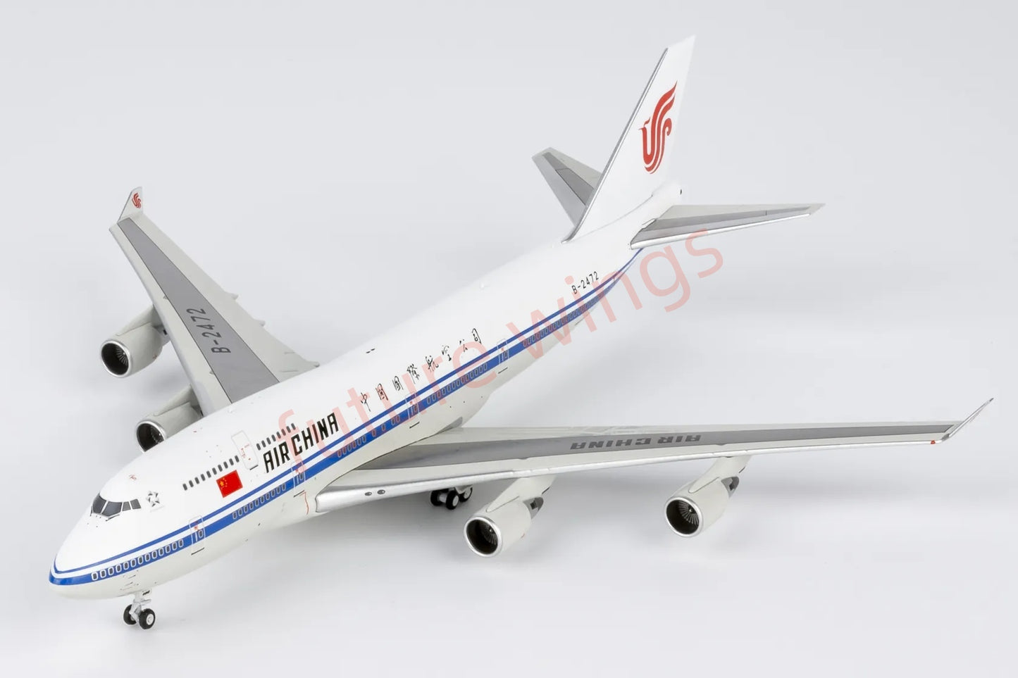 1:400 NG Models NG04006 Air China B747-400 B-2472 Aircraft Model+Free Tractor