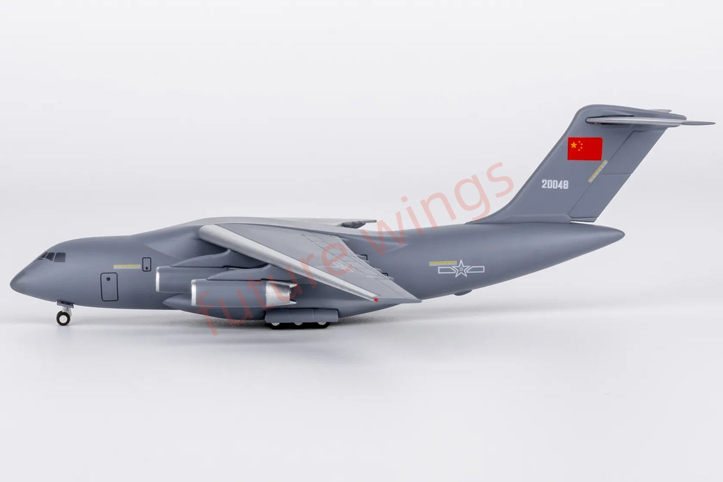 1:400 NG Lite PLA048 China Air Force Y-20 "KunPeng" 20048 Transport Aircraft Model+Free Tractor
