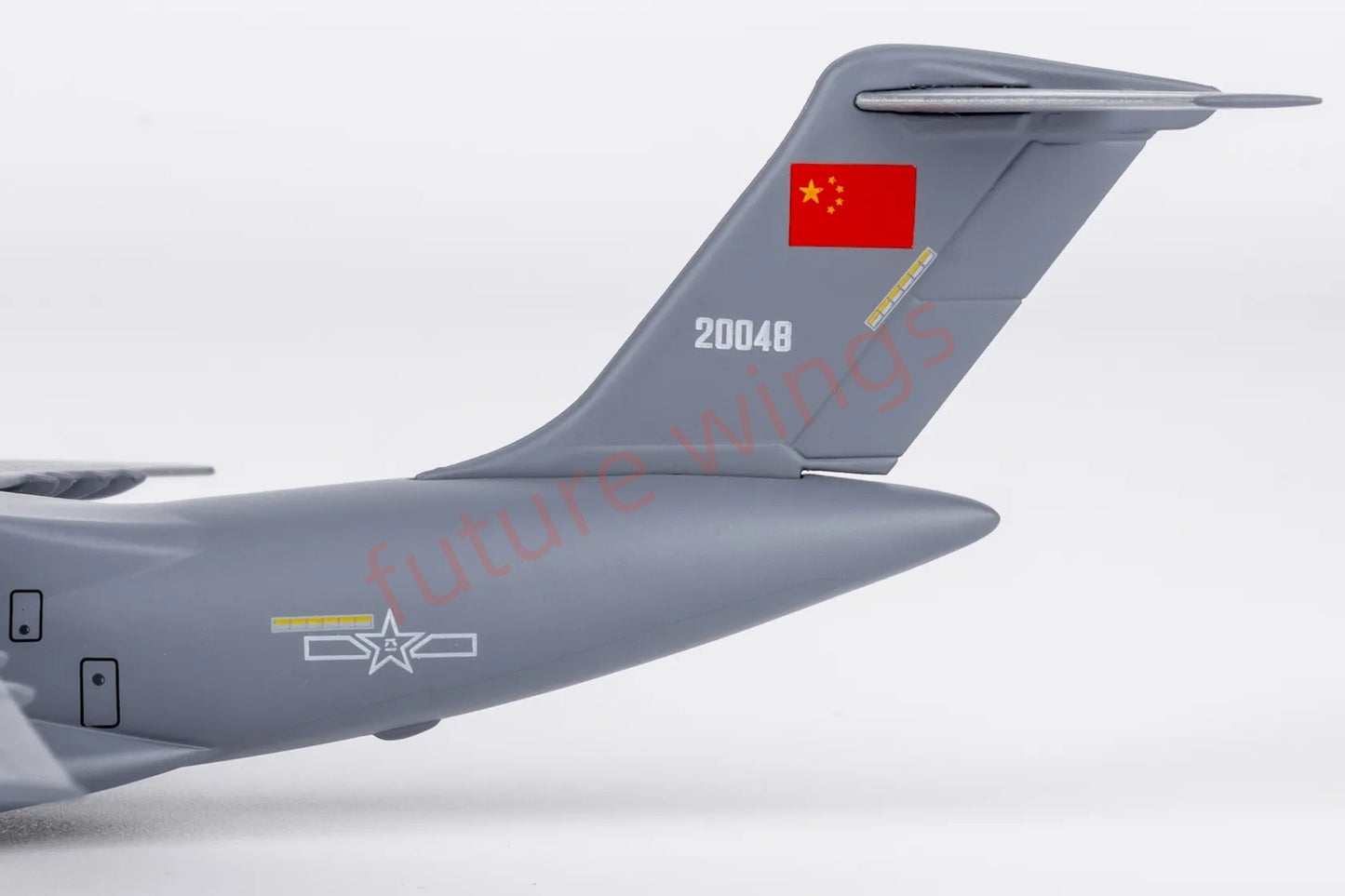 1:400 NG Lite PLA048 China Air Force Y-20 "KunPeng" 20048 Transport Aircraft Model+Free Tractor