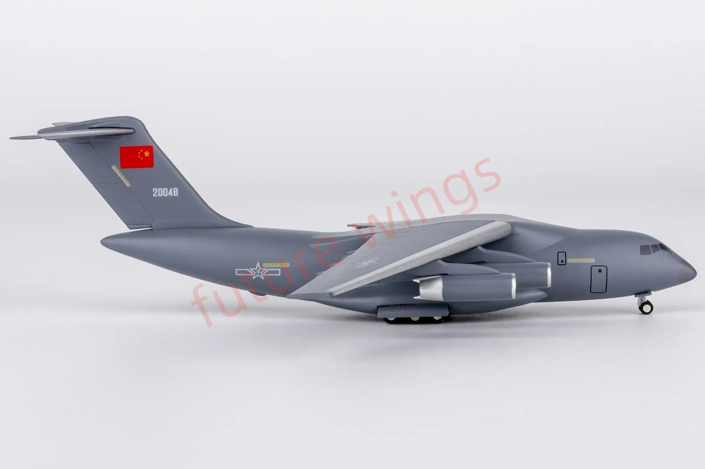 1:400 NG Lite PLA048 China Air Force Y-20 "KunPeng" 20048 Transport Aircraft Model+Free Tractor