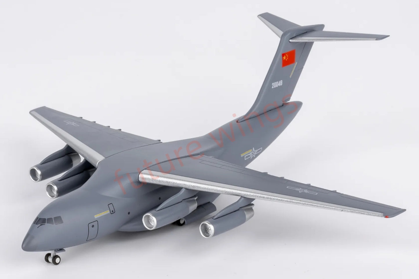 1:400 NG Lite PLA048 China Air Force Y-20 "KunPeng" 20048 Transport Aircraft Model+Free Tractor