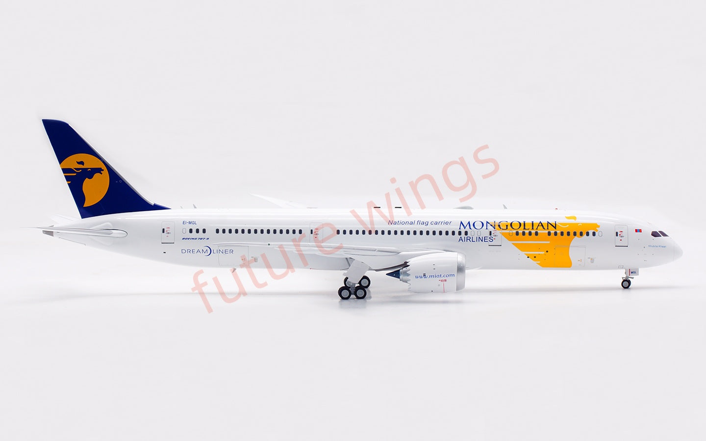 1:200 InFlight200 Mongolian Airlines B787-9 EI-MGL Diecast Aircraft Model