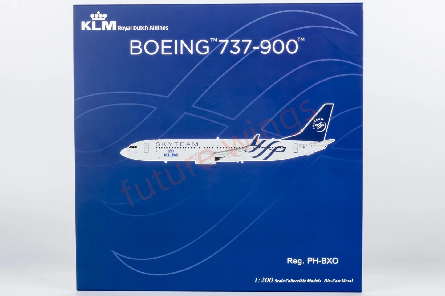 1:200 NG Models NG09006 KLM B737-900ER PH-BXO Aircraft Model