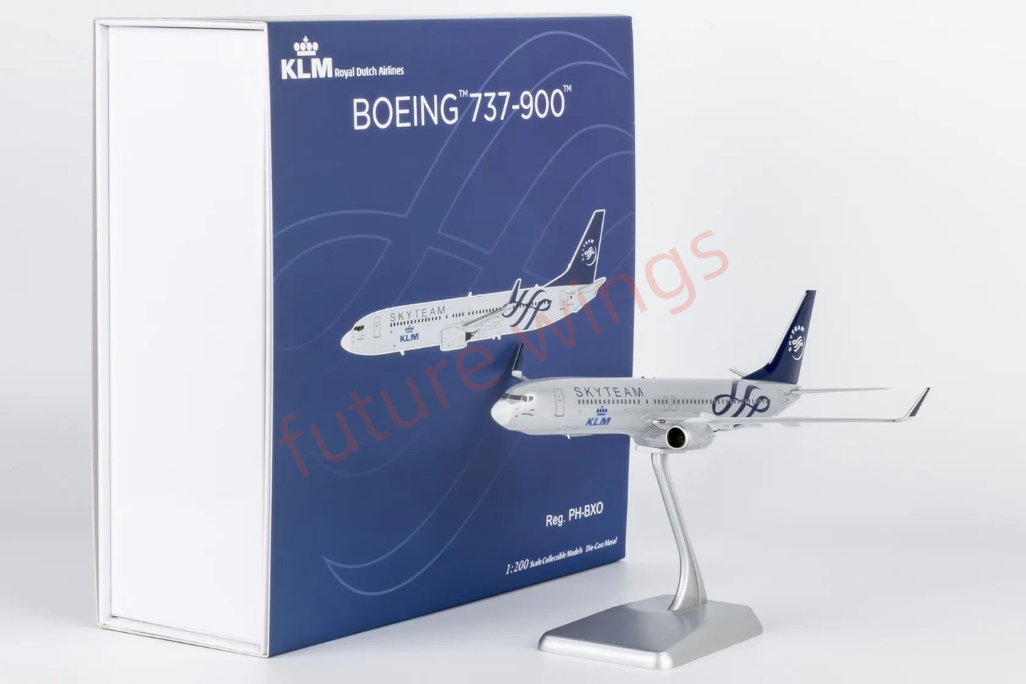 1:200 NG Models NG09006 KLM B737-900ER PH-BXO Aircraft Model