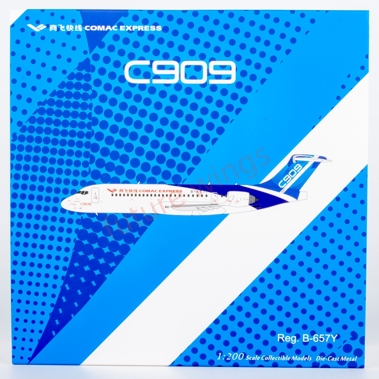 1:200 NG Models NG20127 COMAC Express C909(ARJ21-700) B-657Y Aircraft Model