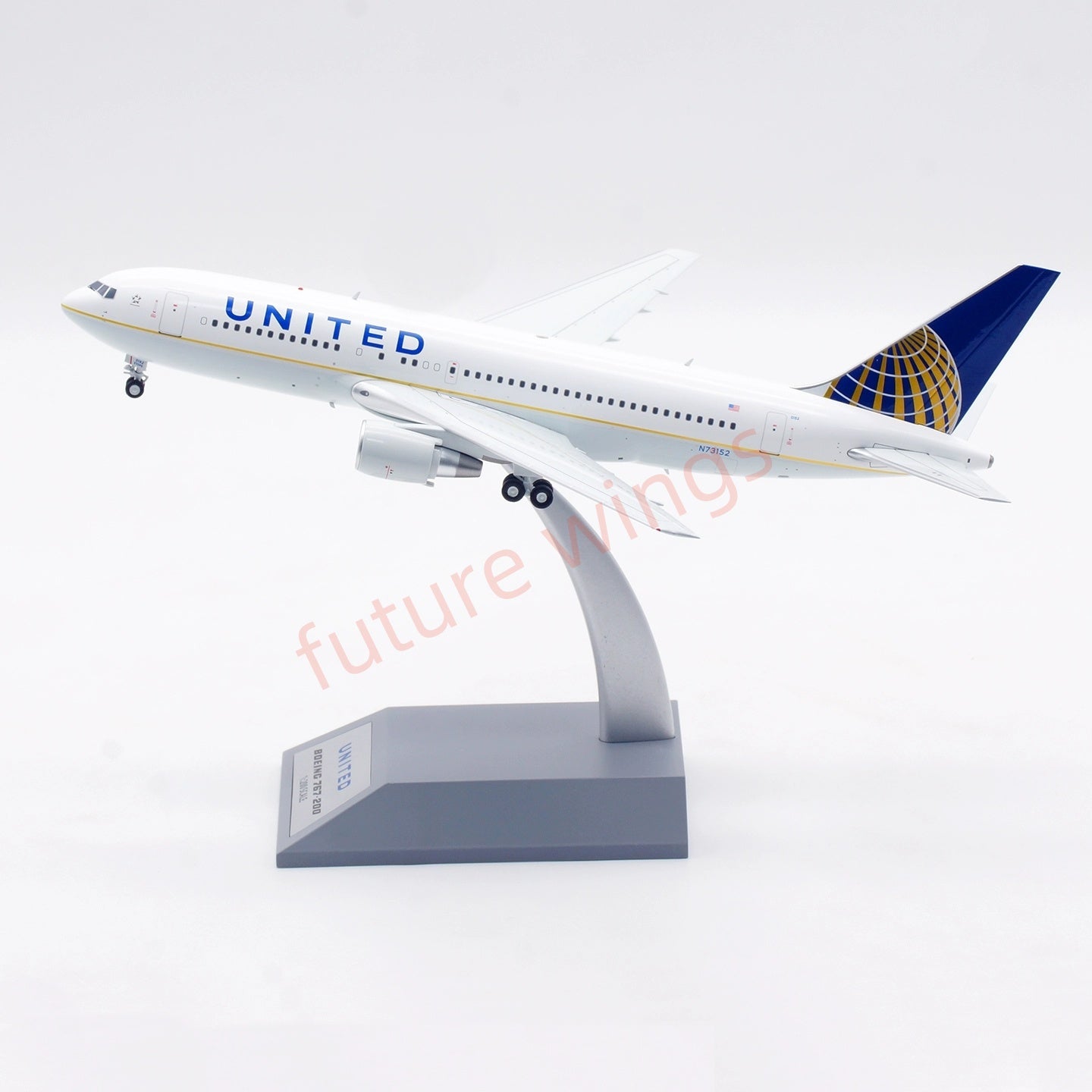 1:200 InFlight200 United Airlines B767-200 N73152 Diecast Aircraft Model