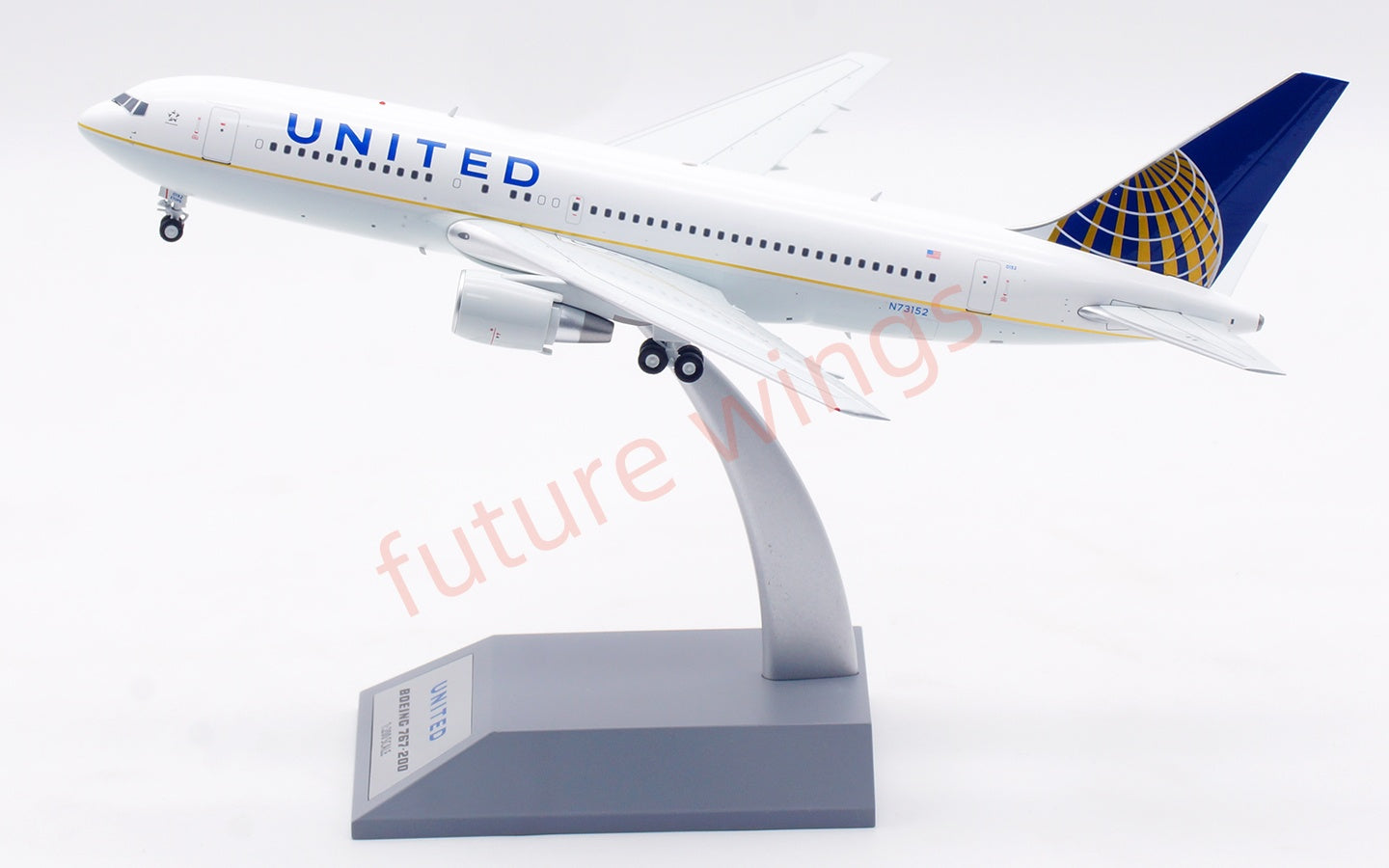 1:200 InFlight200 United Airlines B767-200 N73152 Diecast Aircraft Model