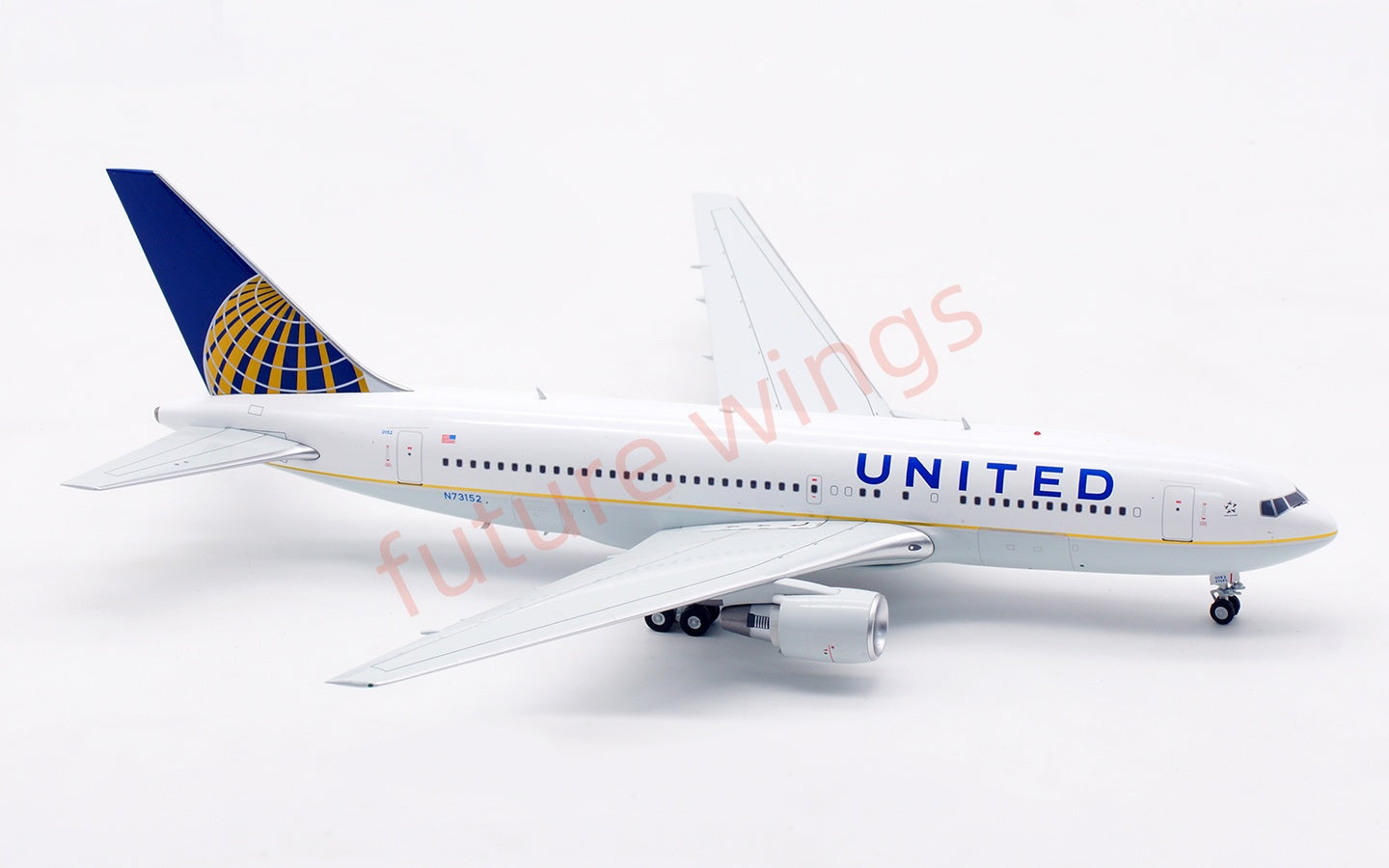 1:200 InFlight200 United Airlines B767-200 N73152 Diecast Aircraft Model