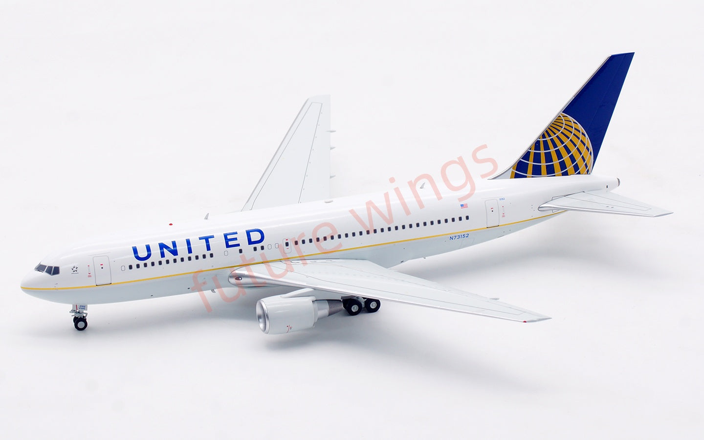 1:200 InFlight200 United Airlines B767-200 N73152 Diecast Aircraft Model