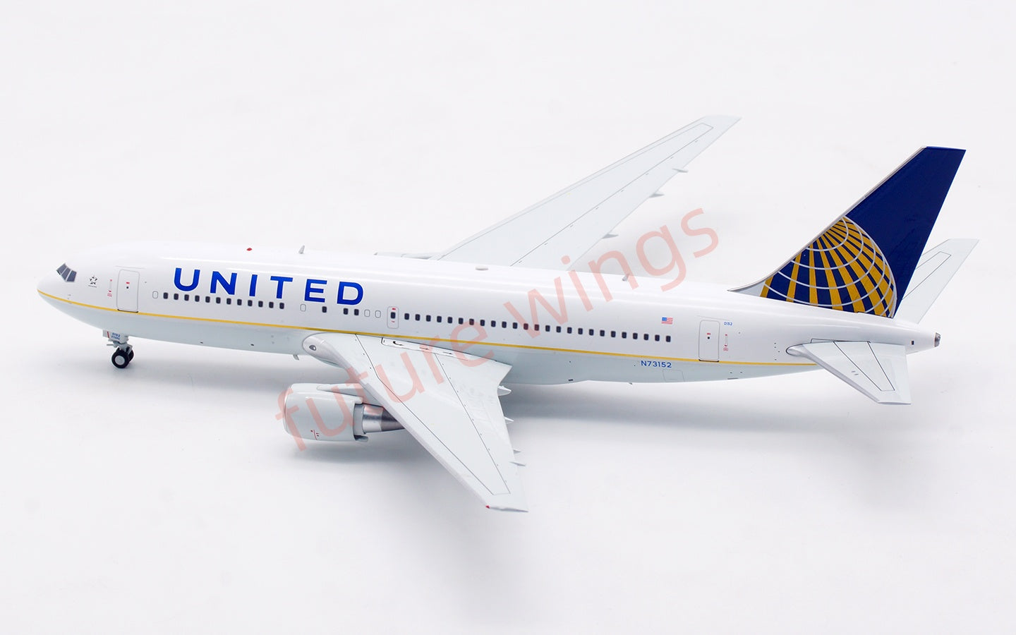 1:200 InFlight200 United Airlines B767-200 N73152 Diecast Aircraft Model