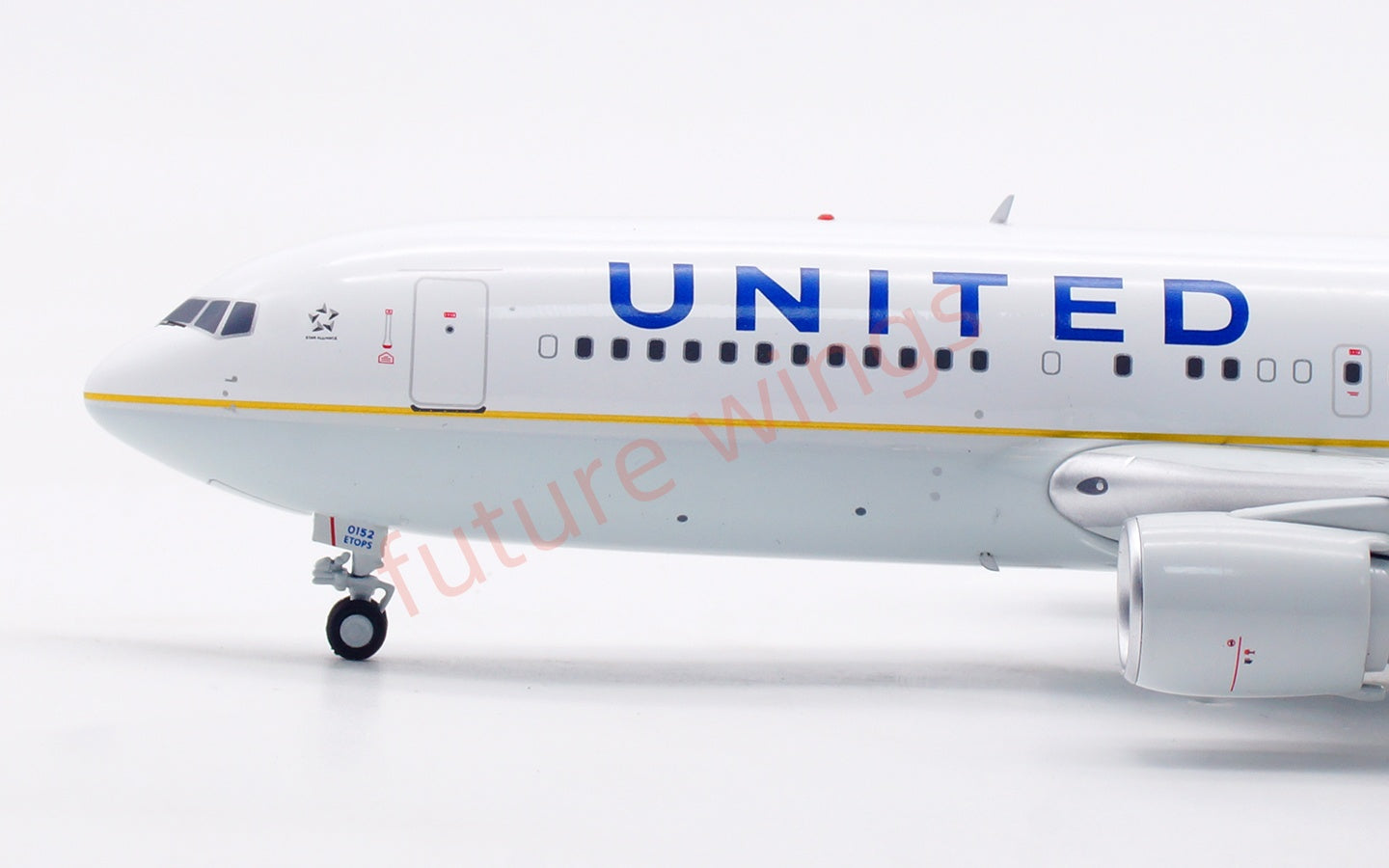 1:200 InFlight200 United Airlines B767-200 N73152 Diecast Aircraft Model