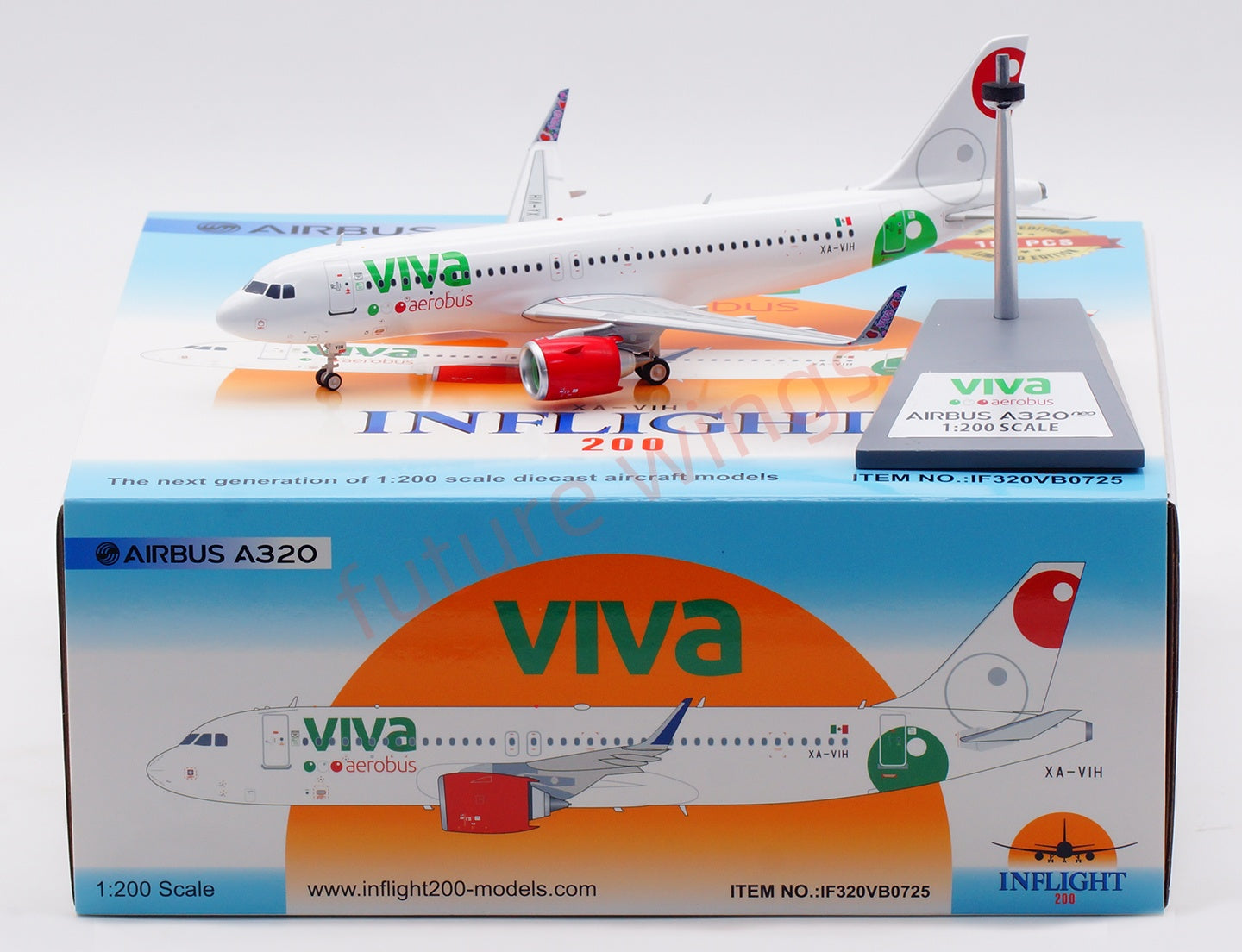 1:200 InFlight200 Viva A320 XA-VIH Aircraft Model