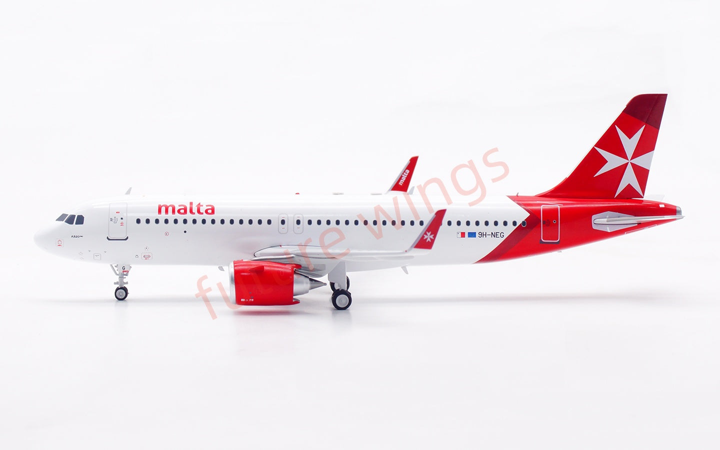 1:200 InFlight200 Malta Airlines A320NEO 9H-NEG Aircraft Model