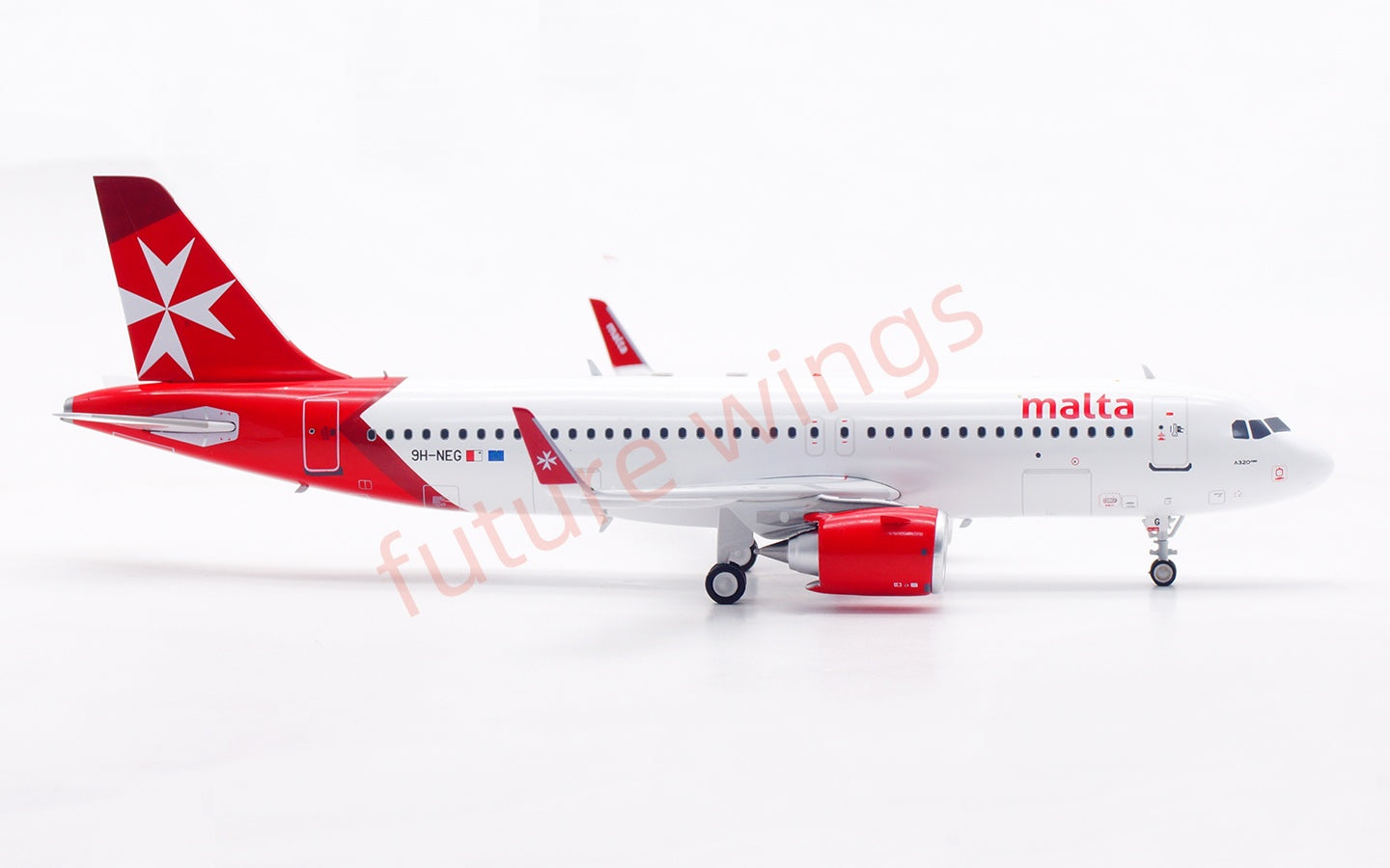 1:200 InFlight200 Malta Airlines A320NEO 9H-NEG Aircraft Model