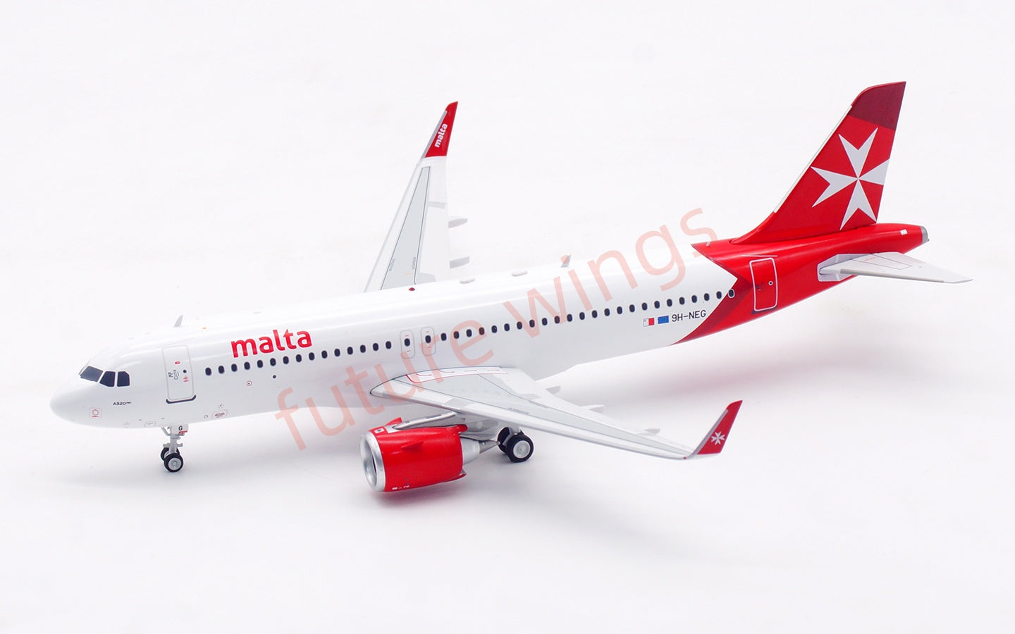 1:200 InFlight200 Malta Airlines A320NEO 9H-NEG Aircraft Model
