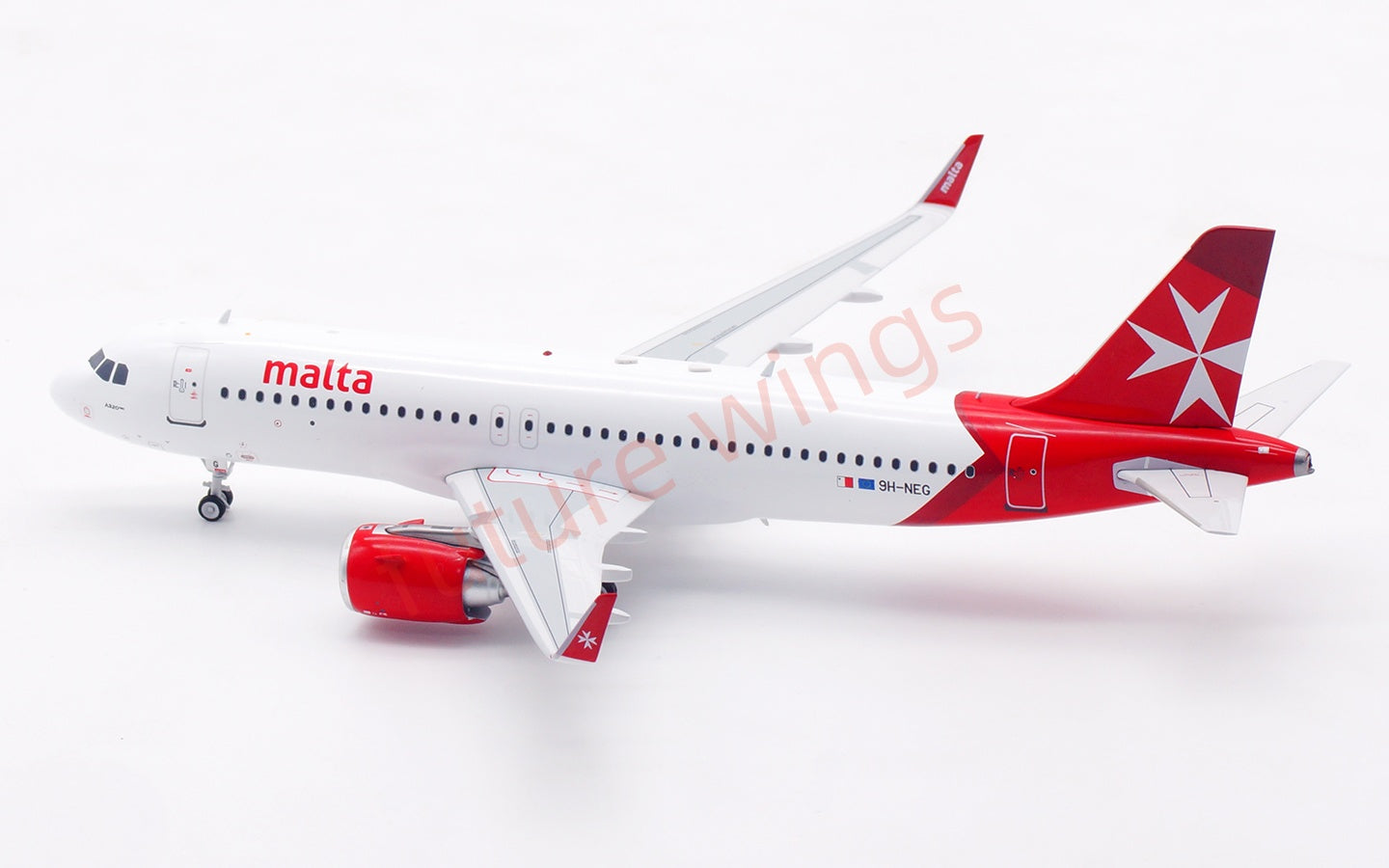 1:200 InFlight200 Malta Airlines A320NEO 9H-NEG Aircraft Model