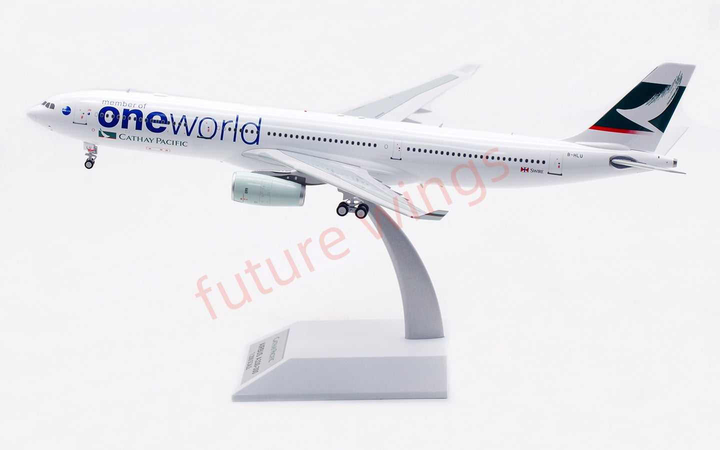 1:200 B-Models Cathay Pacific A330-300 B-HLU “One World”Diecast Aircraft Model