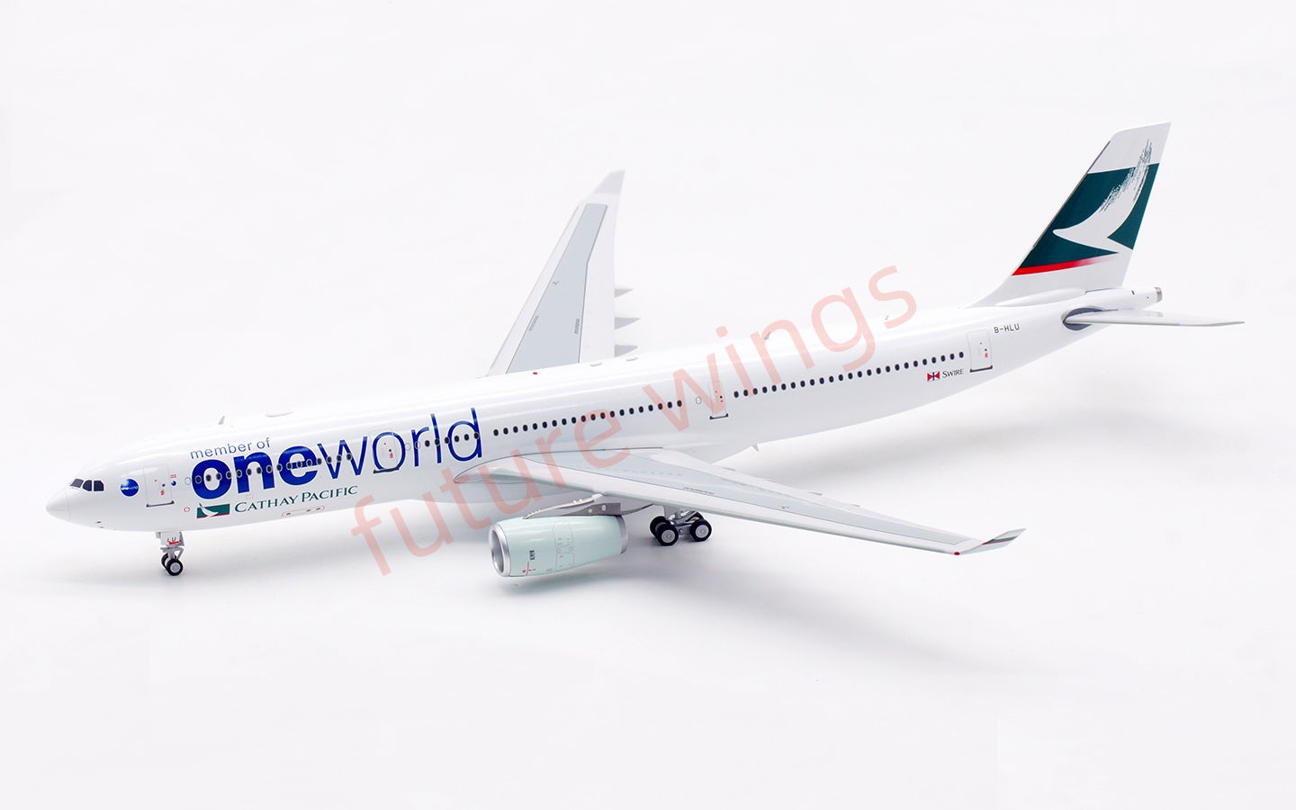 1:200 B-Models Cathay Pacific A330-300 B-HLU “One World”Diecast Aircraft Model