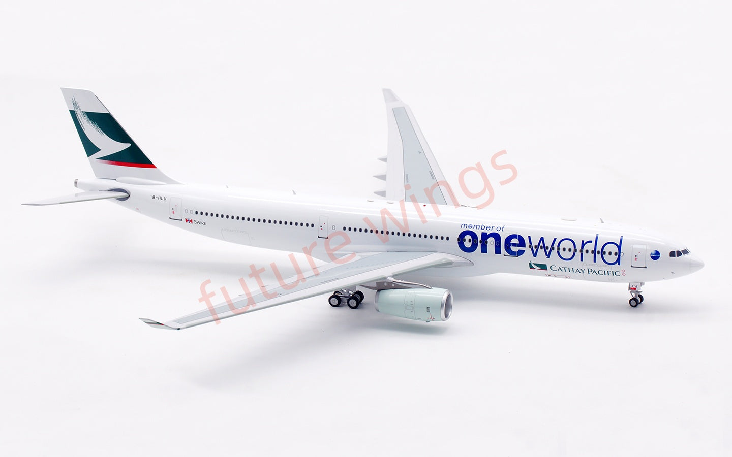 1:200 B-Models Cathay Pacific A330-300 B-HLU “One World”Diecast Aircraft Model