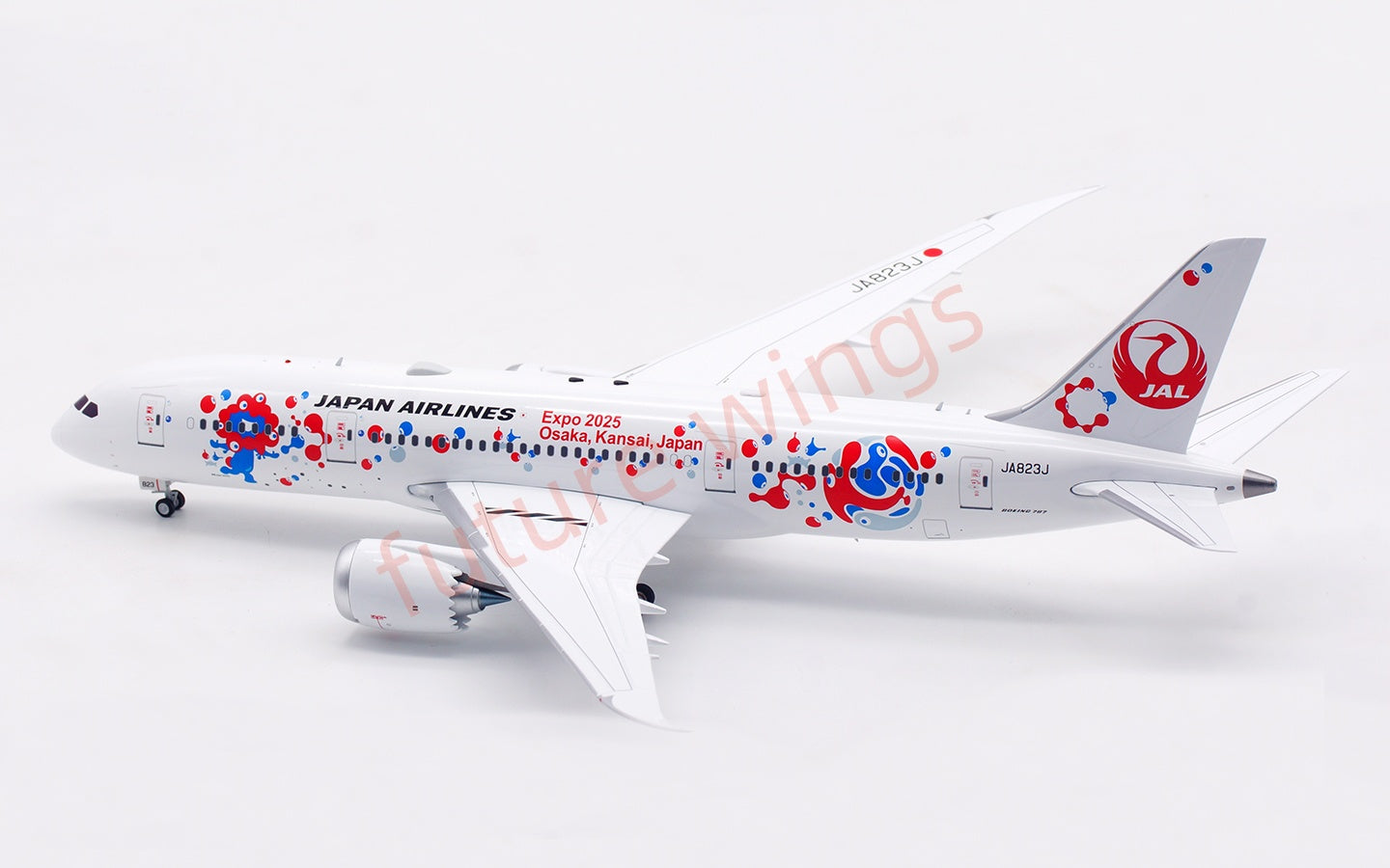 1:200 B-Models(InFlight200) Japan Airlines JAL B787-8 JA823J "Expo2025" Diecast Aircraft Model