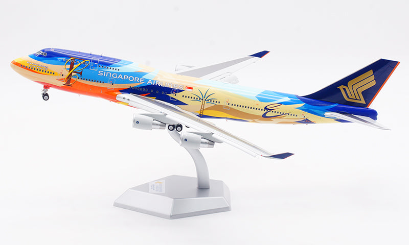1:200 SQ Wings Singapore Airlines B747-400 9V-SPL Diecast Aircraft Model