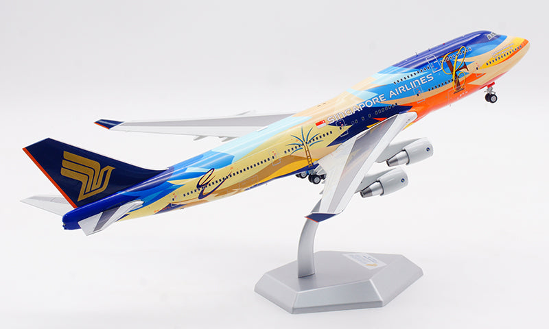 1:200 SQ Wings Singapore Airlines B747-400 9V-SPL Diecast Aircraft Model