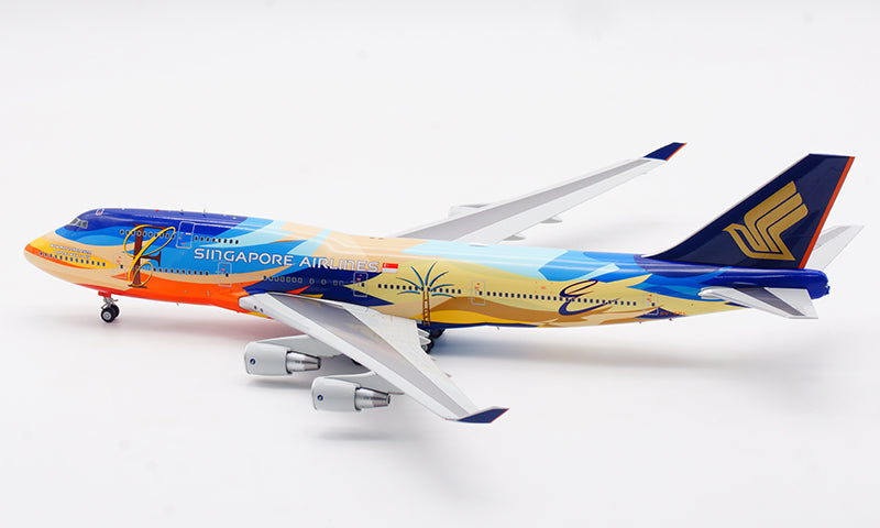 1:200 SQ Wings Singapore Airlines B747-400 9V-SPL Diecast Aircraft Model