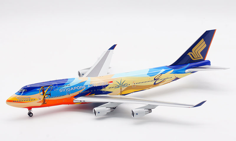 1:200 SQ Wings Singapore Airlines B747-400 9V-SPL Diecast Aircraft Model